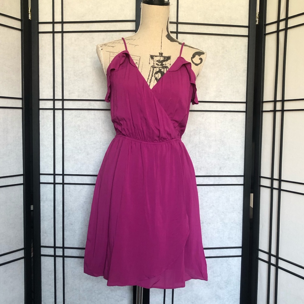 BCBGeneration | berry spaghetti strap dress NWT - image 2